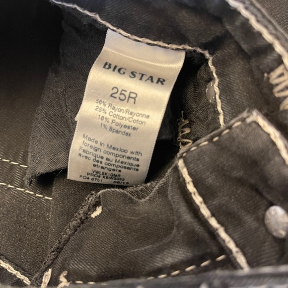 Size 25R big star liv skinny jeans 

#1 - Picture 3 of 5
